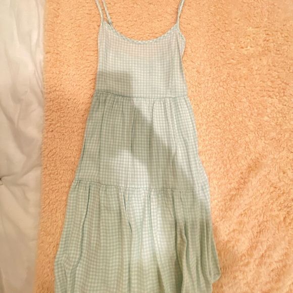 Urban Outfitters Dresses & Skirts - Mint Gingham Babydoll Dress